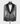 Black Tuxedo Style | Luxurious Grey One-Button Tuxedo with Black Crystal Detailing