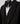 Black Tuxedo with Hand-Embellished Crystal Jacket & Lapel - 3 Piece Set | Black Tuxedo Style