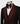 Black Tuxedo Set (3-Piece) with Embellished Red/Gold Lapel & Gradient Red Crystals