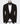 Black Tuxedo Style | Modern One-Button Black Tuxedo with Black Embellishments