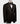 Black Tuxedo with Black & White Stone Embellished Lapel & Cuffs (3 Piece)