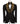 Black Tuxedo Style | Gold Floral Bead Embellished 3 Piece Tuxedo