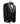Black Tuxedo Style | White Floral Bead Embellished 3 Piece Tuxedo