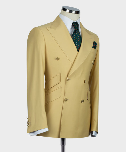 DOUBLE BREASTED GOLD BUTTON MEN’S SUIT