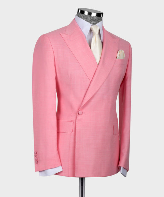 DOUBLE BREASTED PINK MEN’S SUIT
