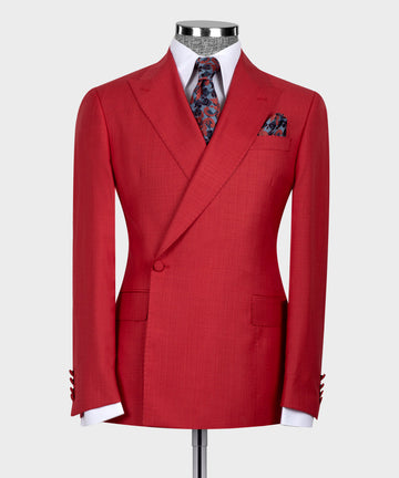 DOUBLE BREASTED RED MEN’S SUIT