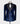 Chaqueta de esmoquin negra de terciopelo azul marino con doble botonadura y solapa de pico 