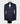 Estilo esmoquin negro: traje de esmoquin cruzado azul marino estampado con pantalón negro 