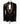 Accesorio de solapa de chal negro Esmoquin dorado y negro