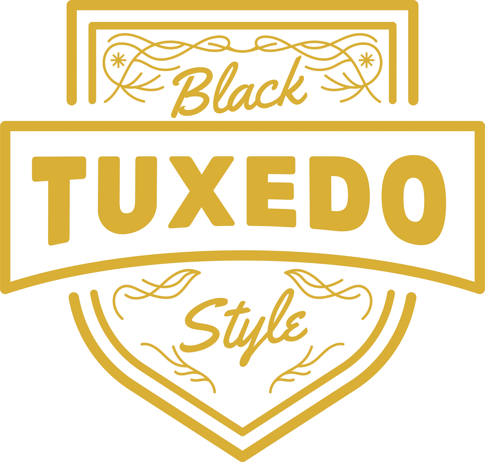 Black Tuxedo Style - Custom Design