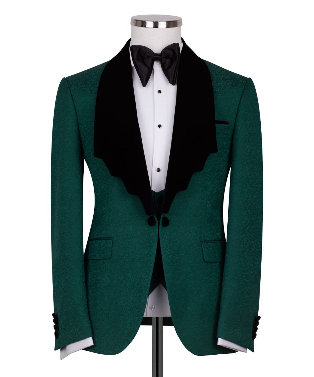 Green Velvet Lapel  Tuxedo