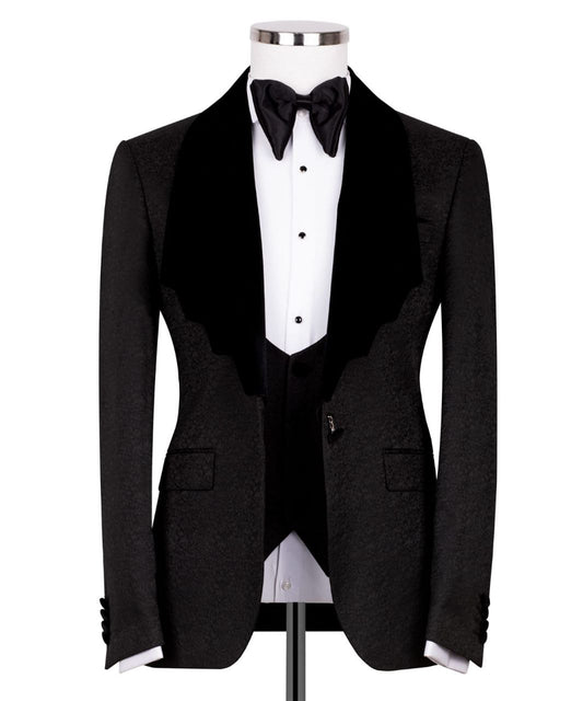 Black Velvet Lapel  Tuxedo