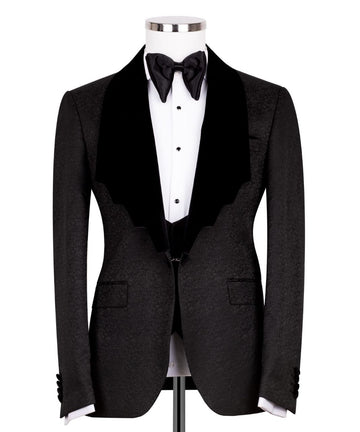 Black Velvet Lapel  Tuxedo