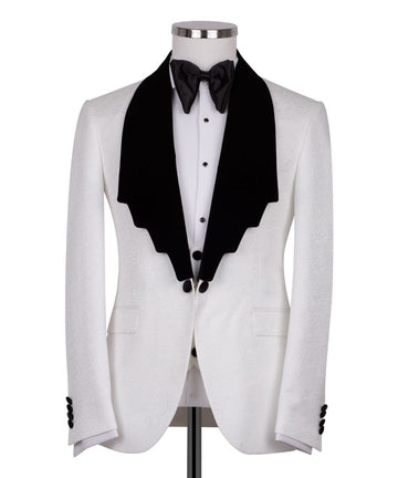 White Velvet Lapel  Tuxedo