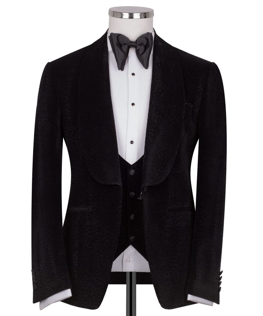 Velvet Flok Black Tuxedo